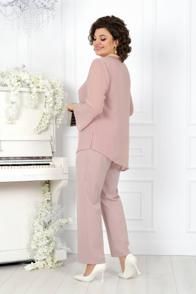 Блуза, брюки Ninele 2273 пудра - фото 6