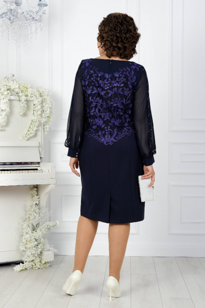 Платье Ninele 5815 синий - фото 9