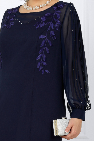 Платье Ninele 5815 синий - фото 6