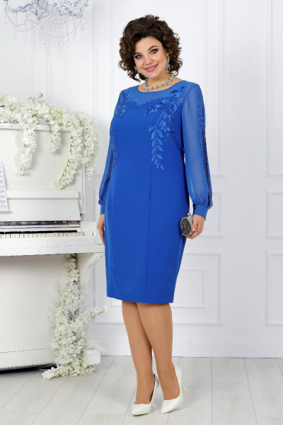 Платье Ninele 5815 василек - фото 6