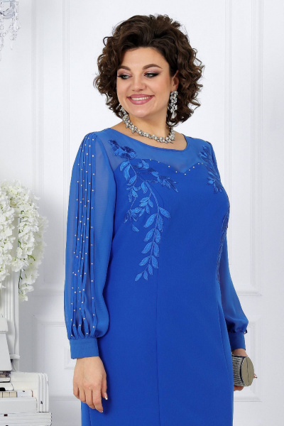 Платье Ninele 5815 василек - фото 4