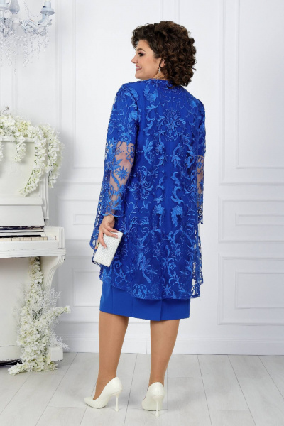 Кардиган, платье Ninele 5907 василек - фото 9