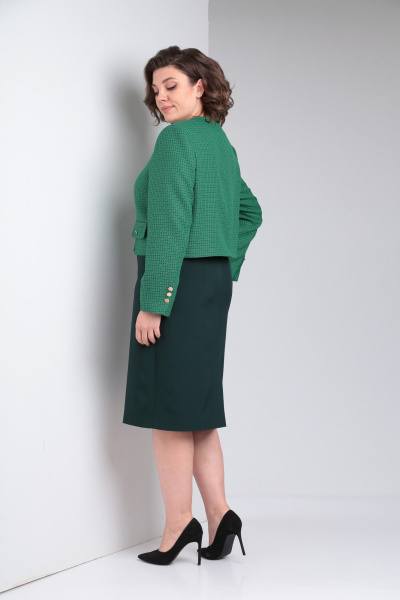 Жакет, платье Takka Plus 24-217 - фото 9