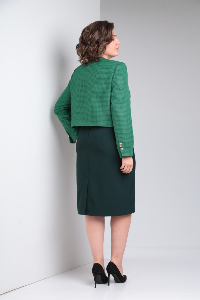 Жакет, платье Takka Plus 24-217 - фото 7