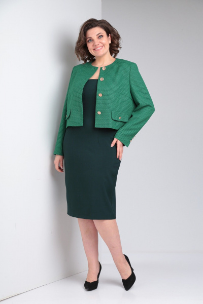 Жакет, платье Takka Plus 24-217 - фото 2