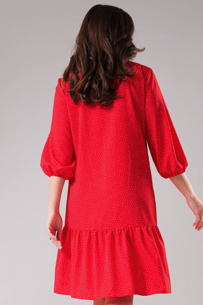 Платье свободного силуэта с воланом из текстиля Avanti 1622 - фото 4