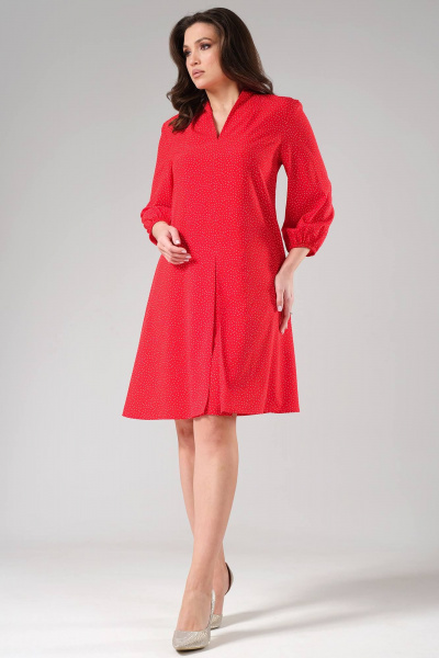 Платье А-образного силуэта с разрезом из лёгкого текстиля Avanti 1623 - фото 2