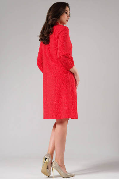 Платье А-образного силуэта с разрезом из лёгкого текстиля Avanti 1623 - фото 4