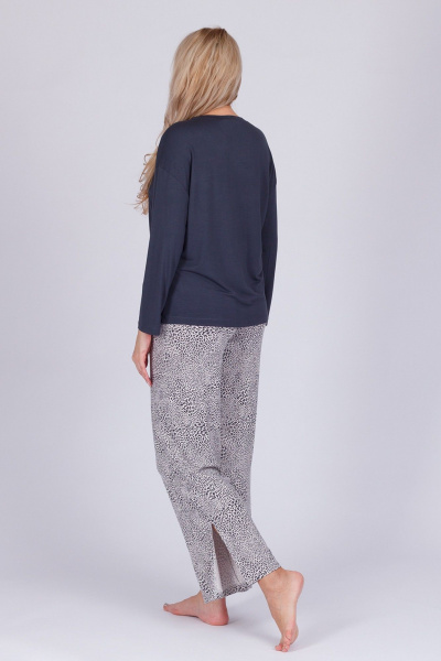 Брюки и джемпер из вискозы и трикотажа для круглый год Belarusachka РС5745 графит/барс - фото 4