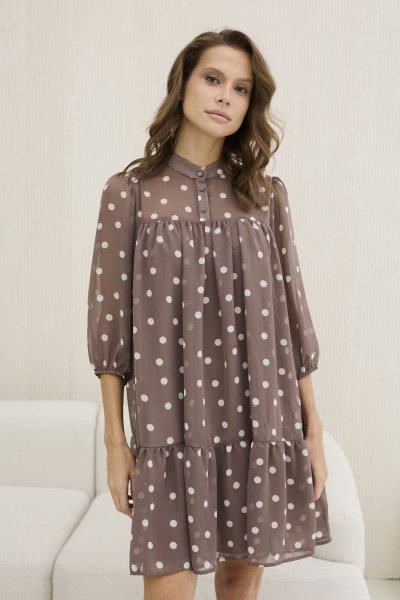 Платье DAVA 1122 капучино - фото 3