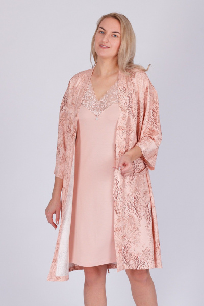 Халат Belarusachka СД4379 актиния - фото 4