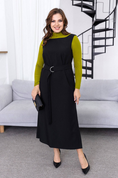 Сарафан Daloria 1991 черный - фото 1