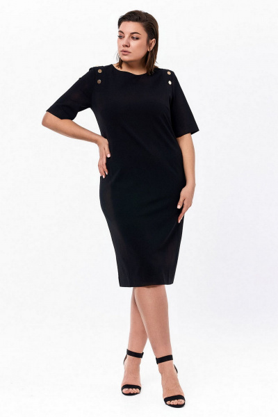 Платье KaVaRi 1066 черный - фото 6