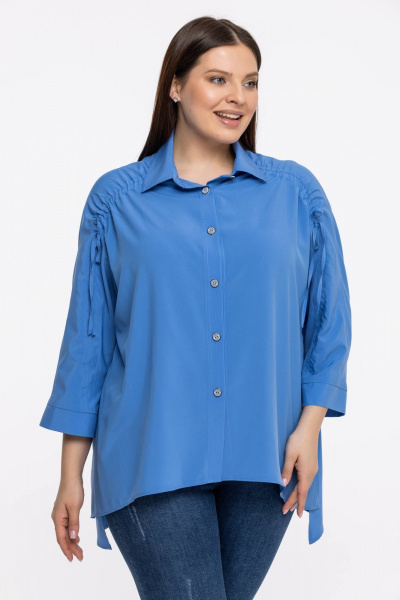 Блуза Avila 0958 голубой - фото 12