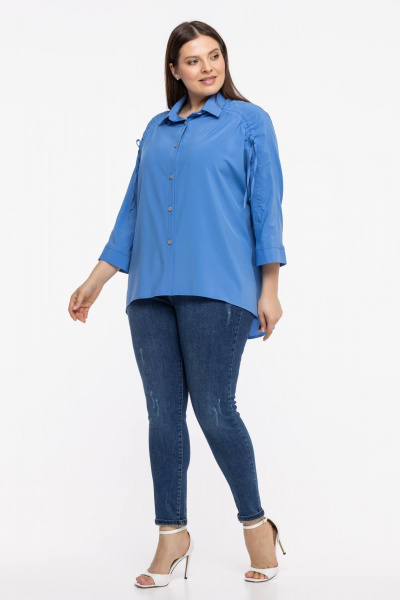 Блуза Avila 0958 голубой - фото 11