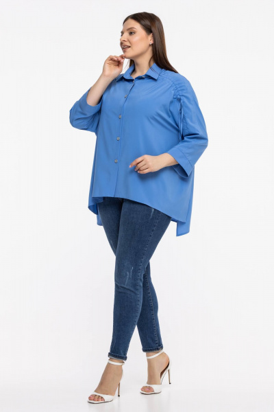 Блуза Avila 0958 голубой - фото 10
