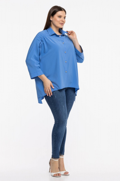 Блуза Avila 0958 голубой - фото 8