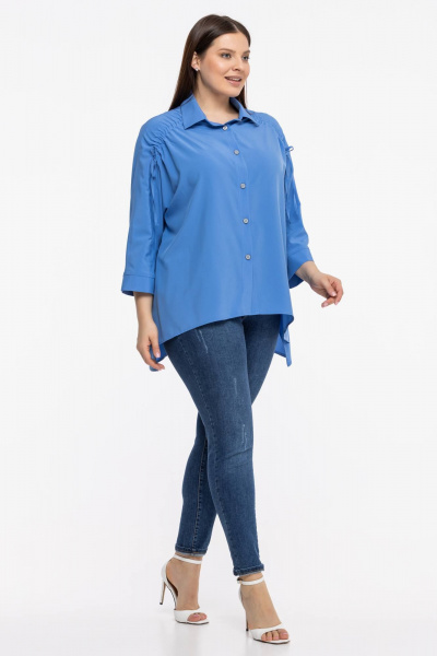 Блуза Avila 0958 голубой - фото 7