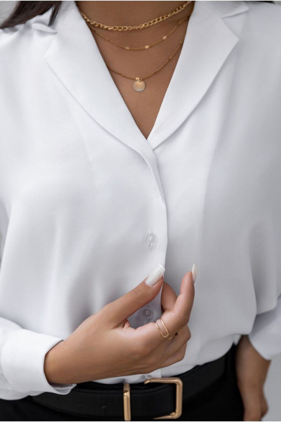 Блуза MIRSINA FASHION 1605 белый - фото 4