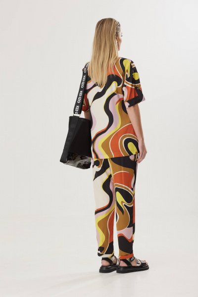 Блуза, брюки Твой имидж 1579 коричневый - фото 7