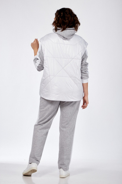 Брюки, жилет, худи Диомант 1917 серый_меланж - фото 9