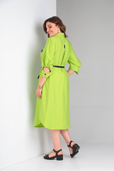 Платье Rishelie 928 салатовый - фото 4