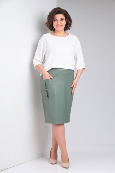Юбка Rishelie 954 хаки - фото 1