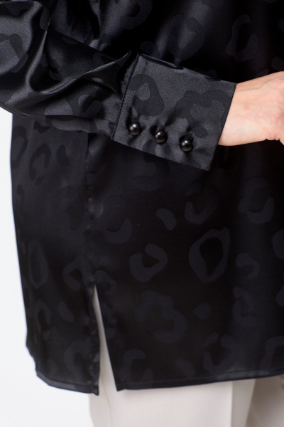 Блуза ANASTASIA MAK 1143 черный - фото 11