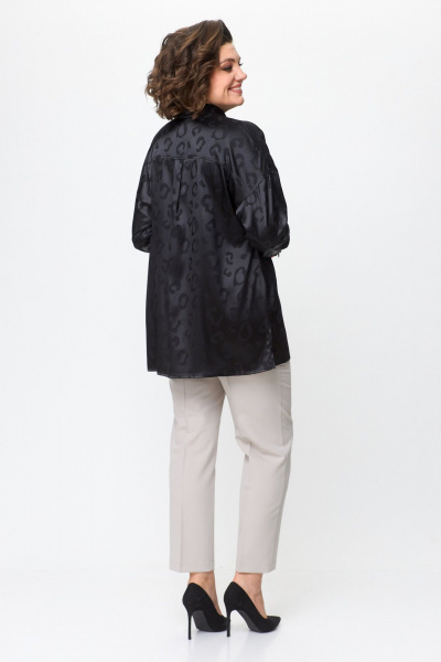 Блуза ANASTASIA MAK 1143 черный - фото 9