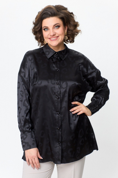 Блуза ANASTASIA MAK 1143 черный - фото 1