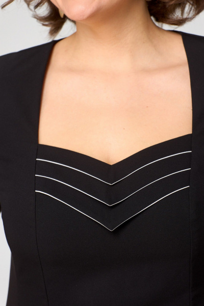 Платье ANASTASIA MAK 1164 черный - фото 9