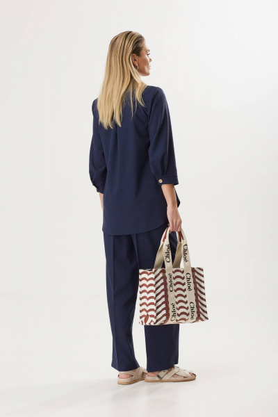 Брюки, жакет Твой имидж 1820 син - фото 8