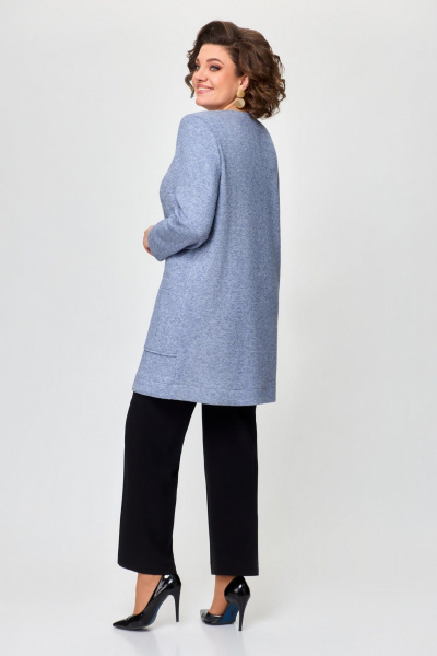 Кардиган DaLi 2348 серо-голубой - фото 3