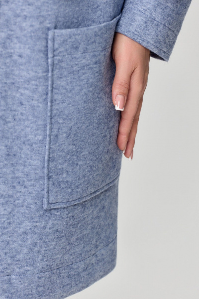 Кардиган DaLi 2348 серо-голубой - фото 5