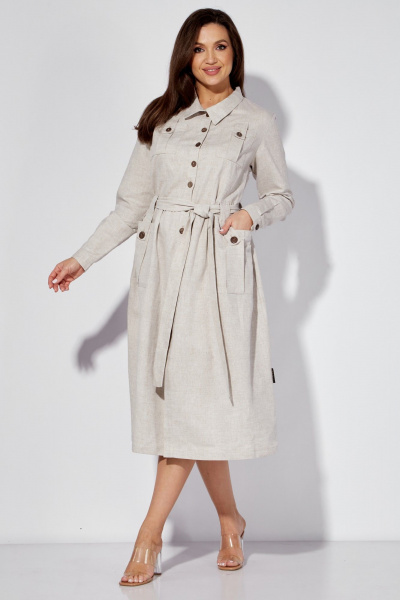 Платье Celentano lite 5019.1 натуральный - фото 7