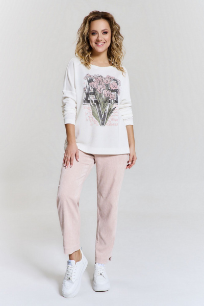 Джемпер AVE RARA 2177 экрю - фото 6