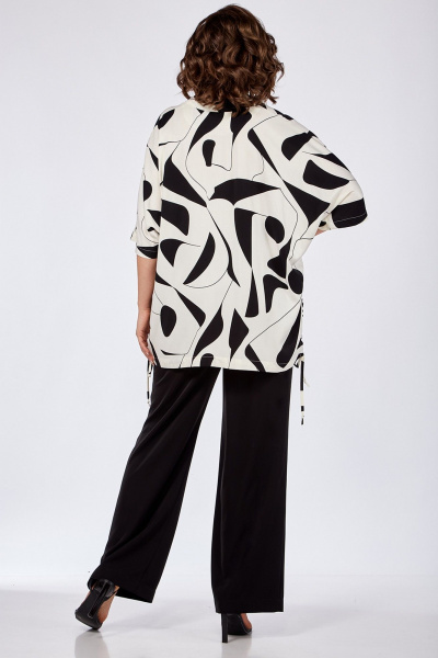 Вискозная туника с разрезами и брюки прямого силуэта Jurimex 3094 - фото 6