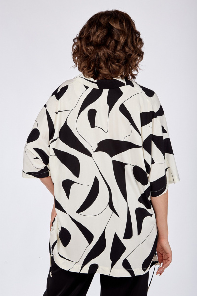 Вискозная туника с разрезами и брюки прямого силуэта Jurimex 3094 - фото 5