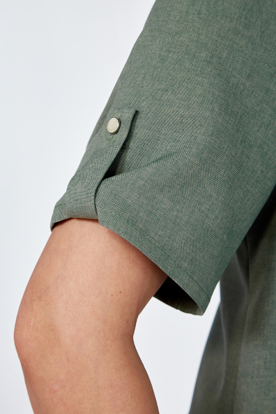 Платье летнее асимметричное из лен-вишер с разрезами Algranda А3976-4 - фото 6