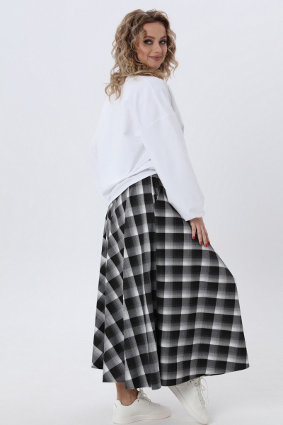 Юбка в пол трапеция из летучей ткани с карманами Angelina & Сo 974 - фото 7