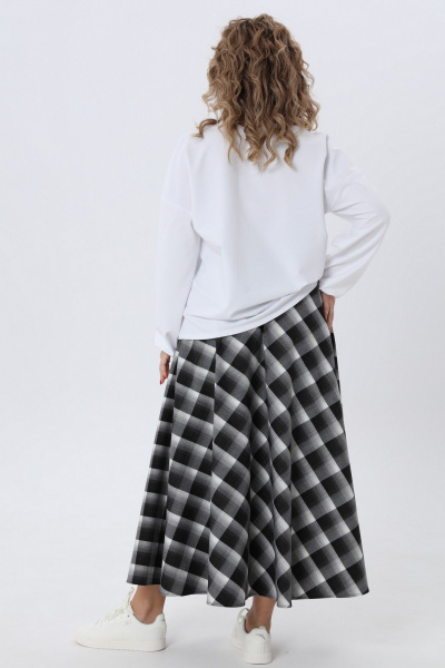 Юбка в пол трапеция из летучей ткани с карманами Angelina & Сo 974 - фото 6