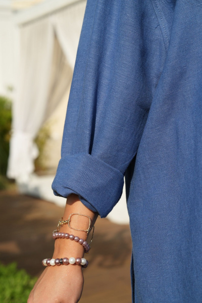 Блуза, брюки Vittoria Queen 20653/1 джинс - фото 5