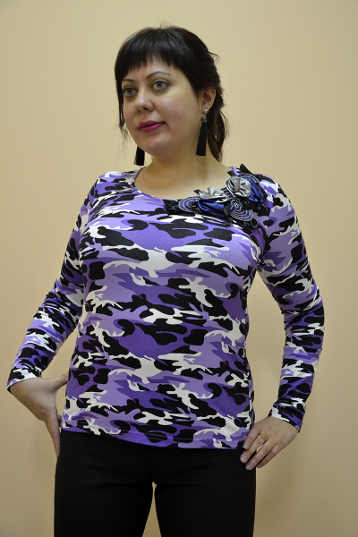 Джемпер вискоза, трикотаж демисезон OLANTIZ БХДР003 - фото 2