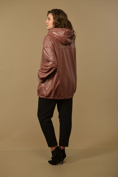 Куртка Диомант 1536 пудра - фото 5