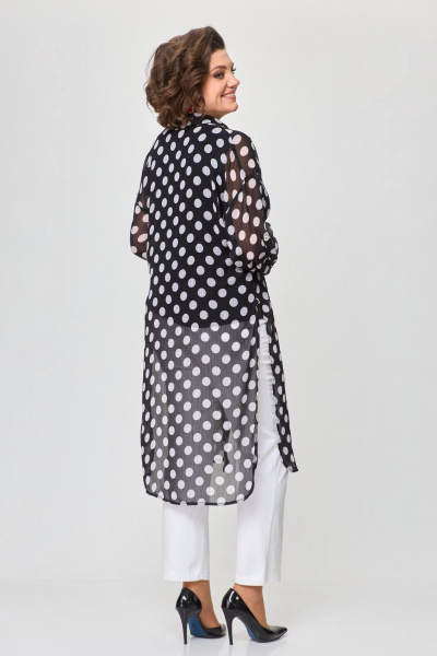 Блуза, брюки, рубашка Solomeya Lux 963 белый - фото 8