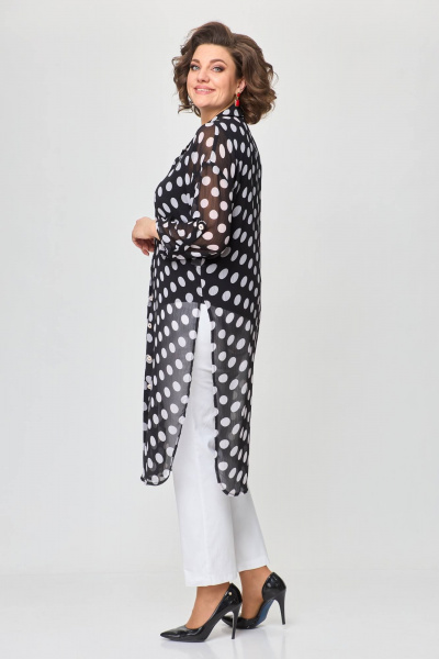 Блуза, брюки, рубашка Solomeya Lux 963 белый - фото 7