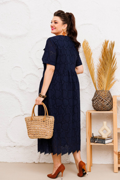 Платье Romanovich Style 1-1951 синий - фото 8