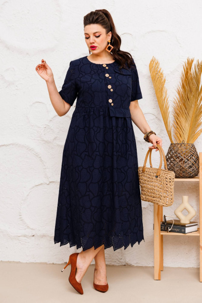 Платье Romanovich Style 1-1951 синий - фото 2