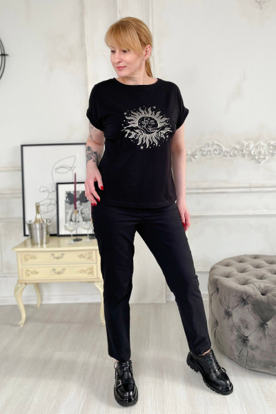 Джемпер Rumoda 2195 черный - фото 5