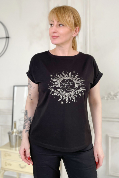 Джемпер Rumoda 2195 черный - фото 2